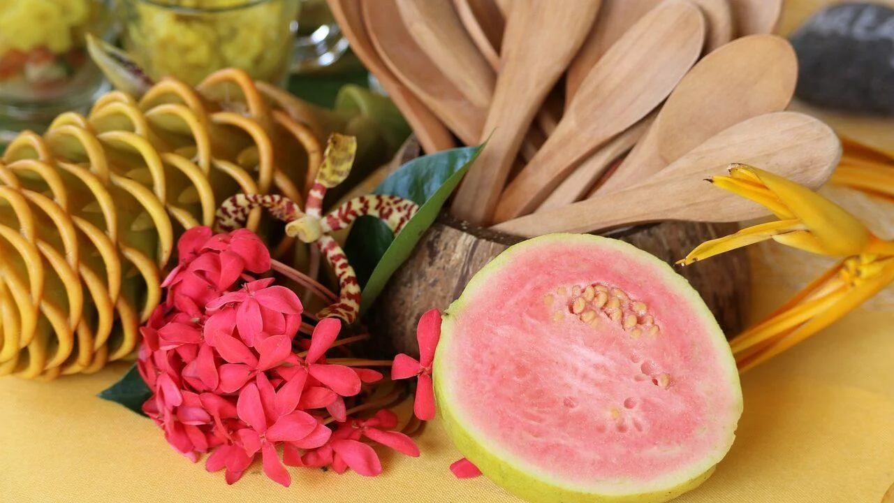 tropical guava fruit